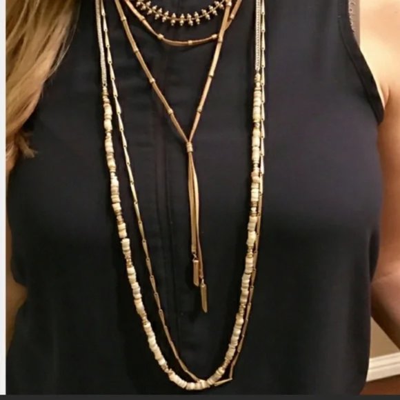 Stella & Dot Aven Layering necklace - Picture 2 of 2